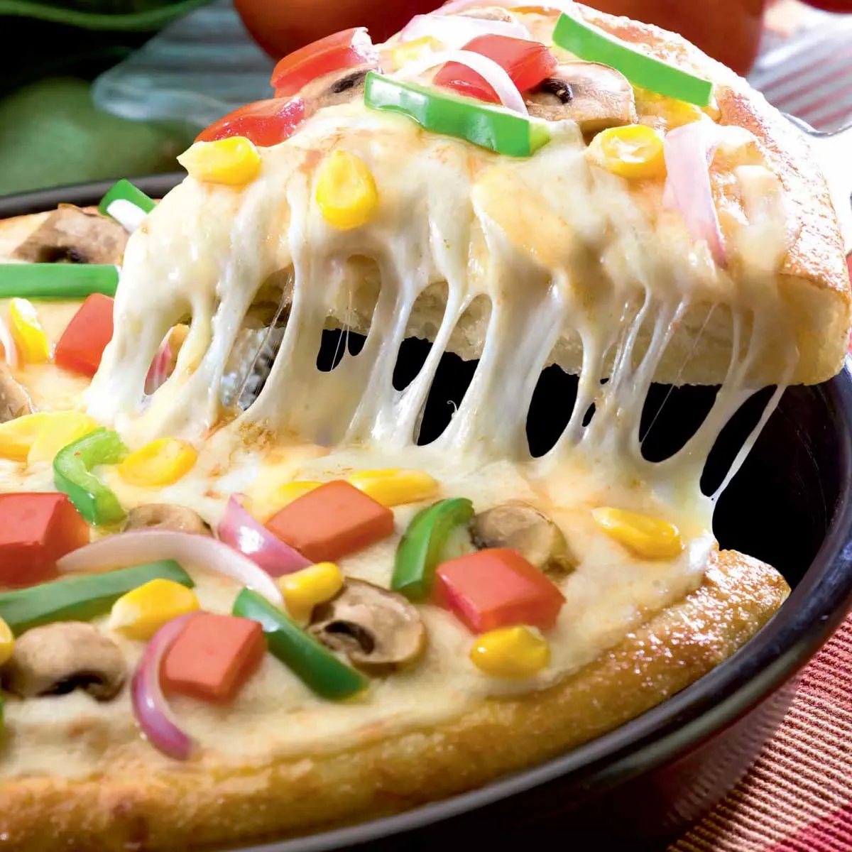 Corn pizza