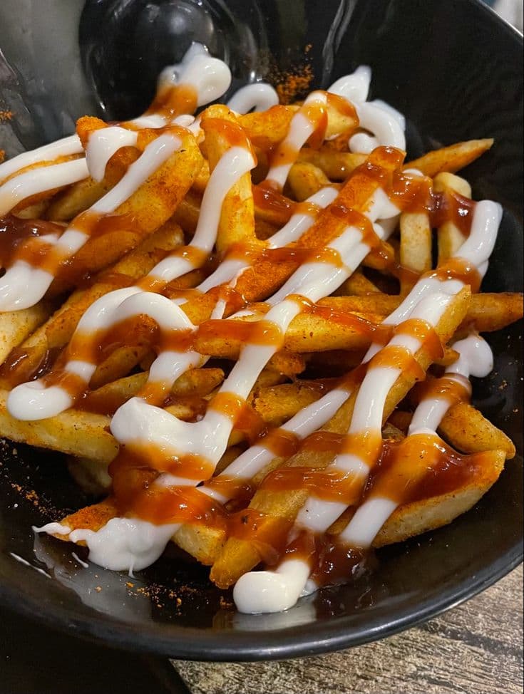 Chees peri peri french fries