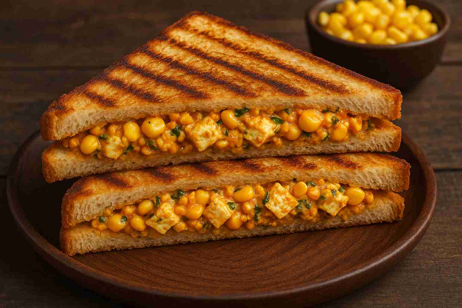 Paneer toast
